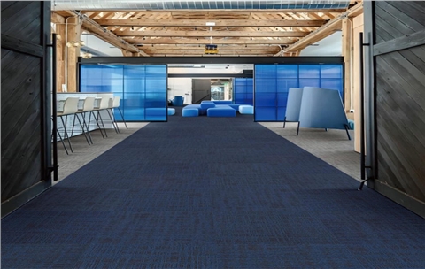 办公室地毯--高低圈方块毯--蝶影