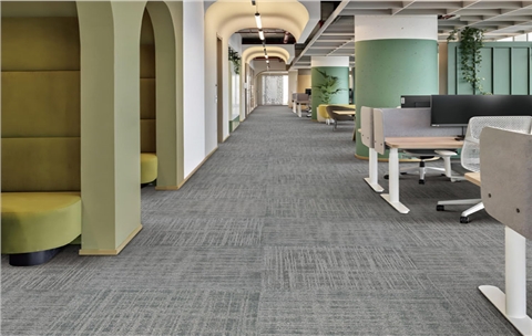 办公室地毯--高低圈方块毯--蝶影