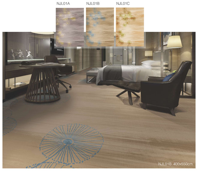 NJL客房系列-酒店地毯，客房地毯，尼龙地毯