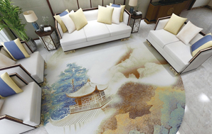 山水系列--家居地毯/客厅地毯/餐厅地毯/威尔顿地毯