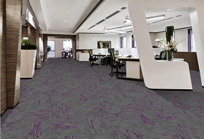 办公室地毯--高质量印花方块毯 迷宫