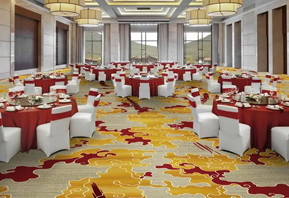 印花地毯-红色宴会厅地毯B013B