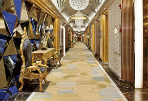 印花地毯-宾馆酒店走道地毯B170A