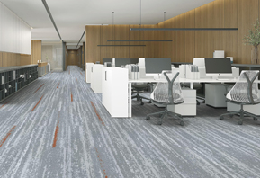 办公室地毯--长条尼龙方块毯--星迹