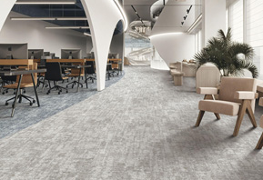 办公室地毯--尼龙圈绒方块毯--析影